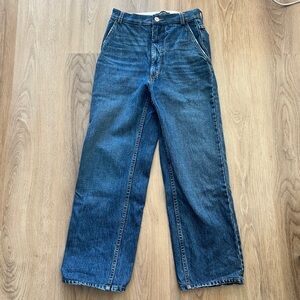 Rachel Comey Presley Pant Byfrnd Jean vintage Indigo High Rise straight leg 00